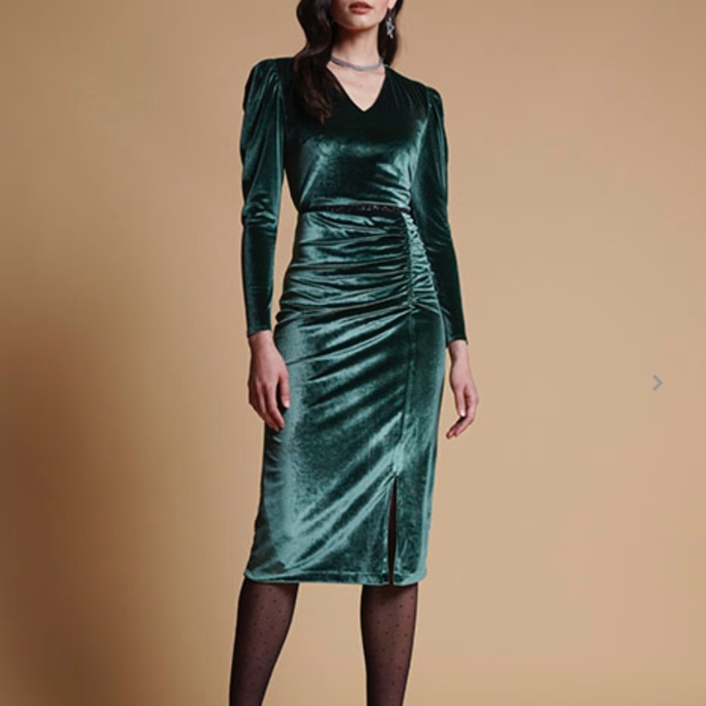 Rachel Parcell Long sleeve velvet sheath dress XS holiday dress